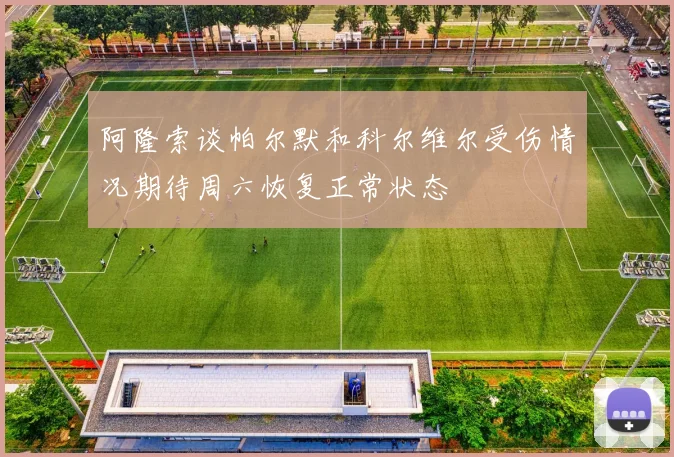 阿隆索谈帕尔默和科尔维尔受伤情况期待周六恢复正常状态